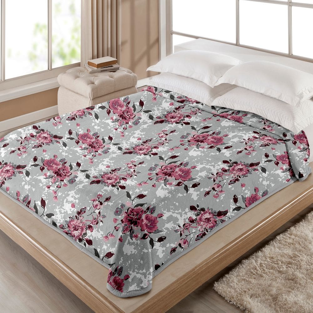 Cobertor KingMicrofibra RaschelAtuale Estampado
