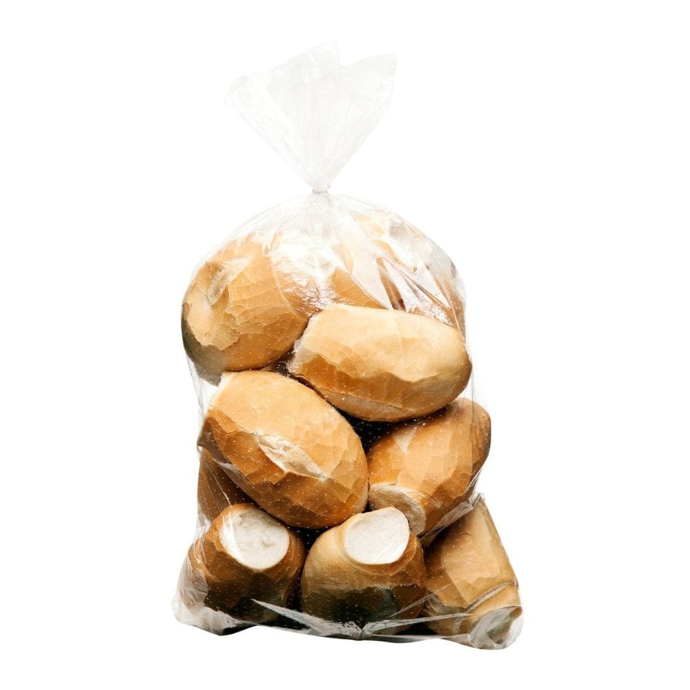 1000 Saco Microperfurado Furinho Pão (23x48cm) Transparente