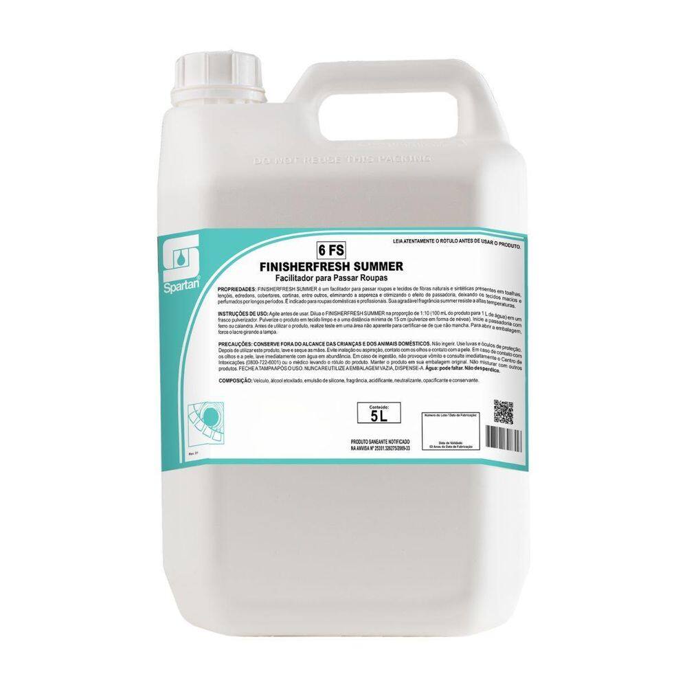 Finalizador De Passadoria Tecidos Finisherfresh Summer 5 L