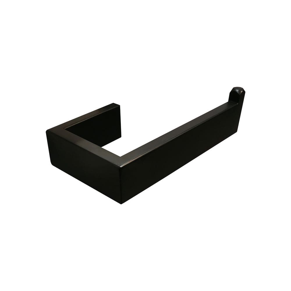 Papeleiro Quadrado Inox Preto