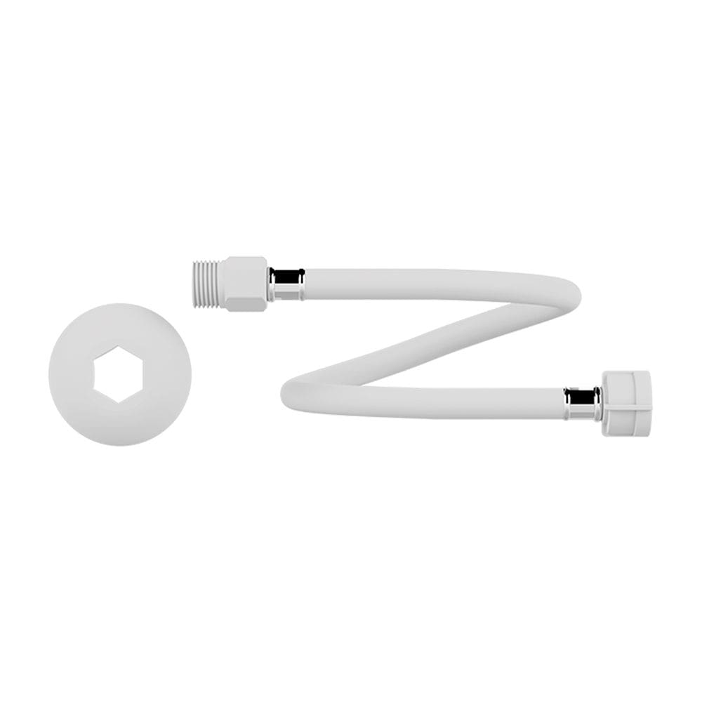 Engate Flexível de PVC 1m Branco