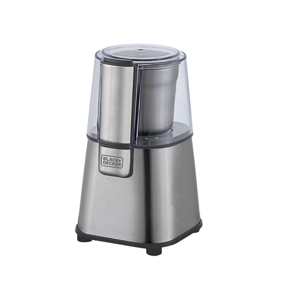 Moedor Elétrico de Cafe Grãos Sal Grosso Inox com Trava de Segurança Black&Decker MG200