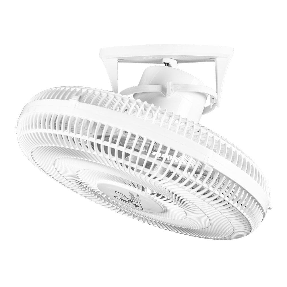 Ventilador Teto Oscilante 360 Graus Bivolt 170W 50cm Branco Ventidelta