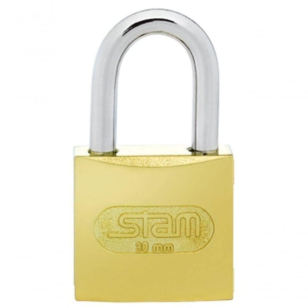 Cadeado Latonado 30mm - Stam