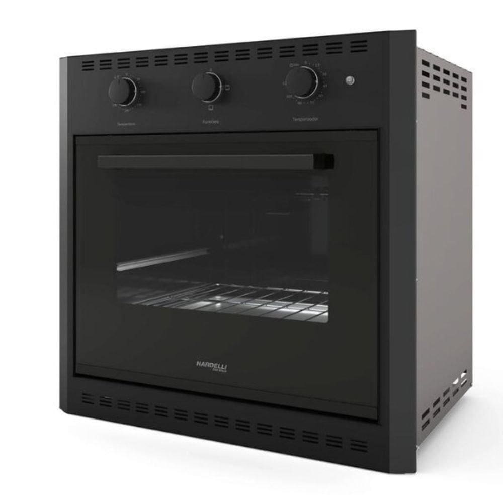 Forno Elétrico Nardelli Embutir 60L Black EB60 - Preto 110V