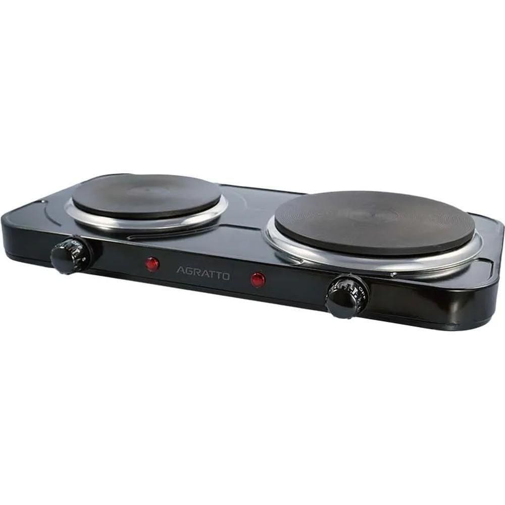 Fogão Elétrico de Mesa 2 Pratos 2500E FMP-01 Preto Agratto 110V