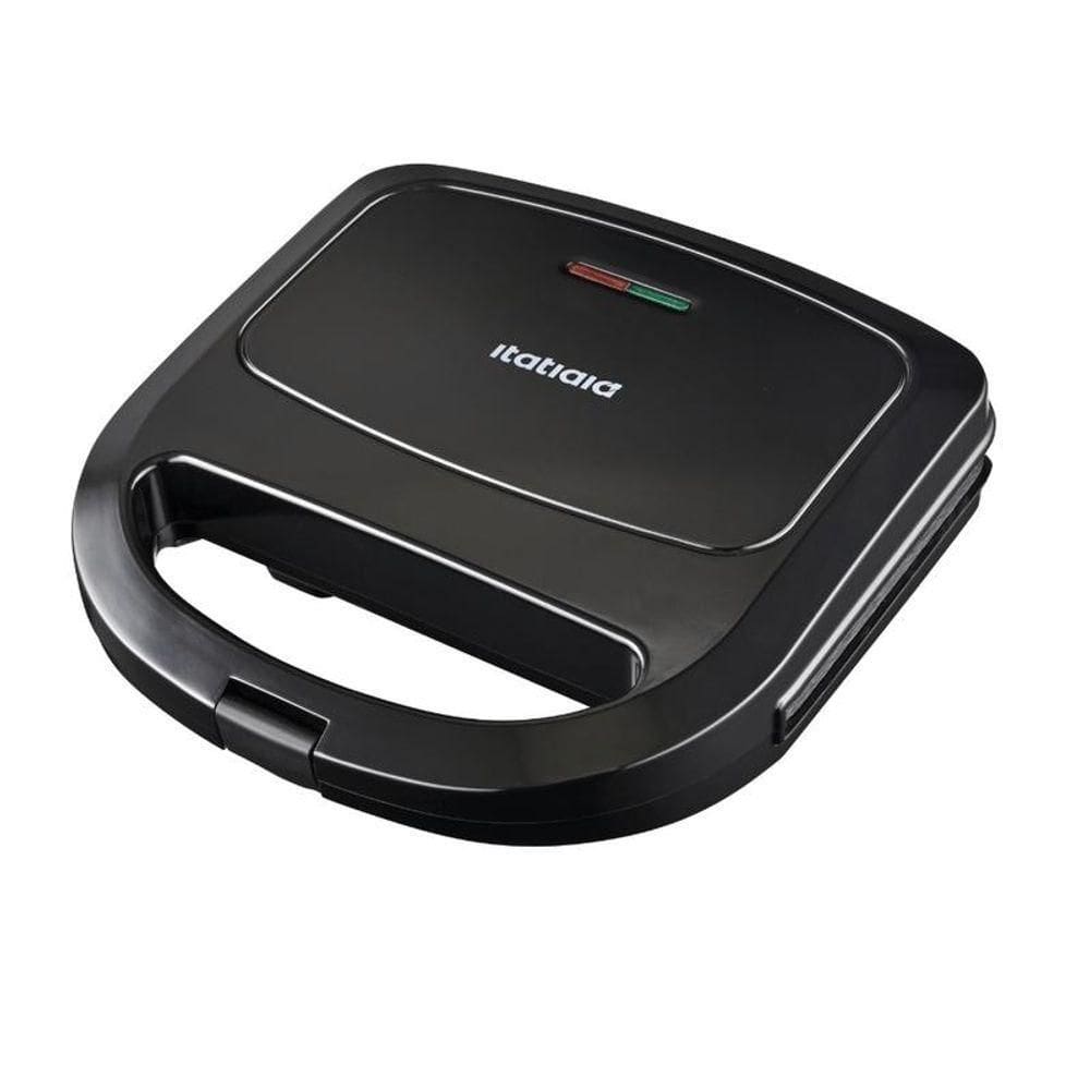 Grill E Sanduicheira Elétrica Itatiaia Preto Essencial 127V