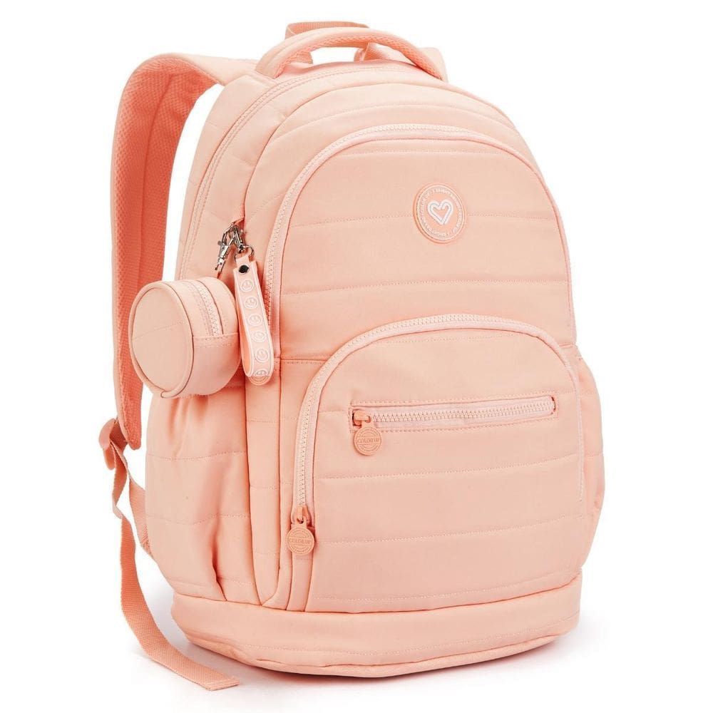 Mochila De Costas 19 Laptop Feminina Escolar Passeio