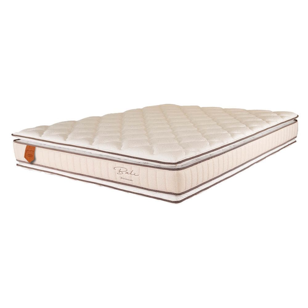 Colchão King Size 193X203X28 Bali Prorelax Molas Ensacadas Pillow Top Duplo - Bege
