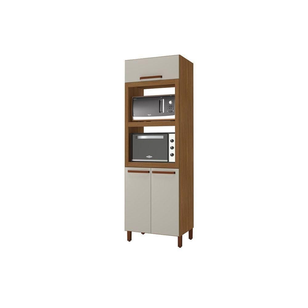 Paneleiro Indekes Kit Monza Forno Duplo Com 3 Portas