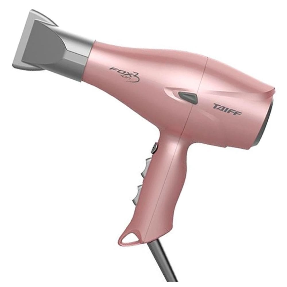 Secador De Cabelo Profissional Fox Ion 3 Soft Rose 2.200W Taiff