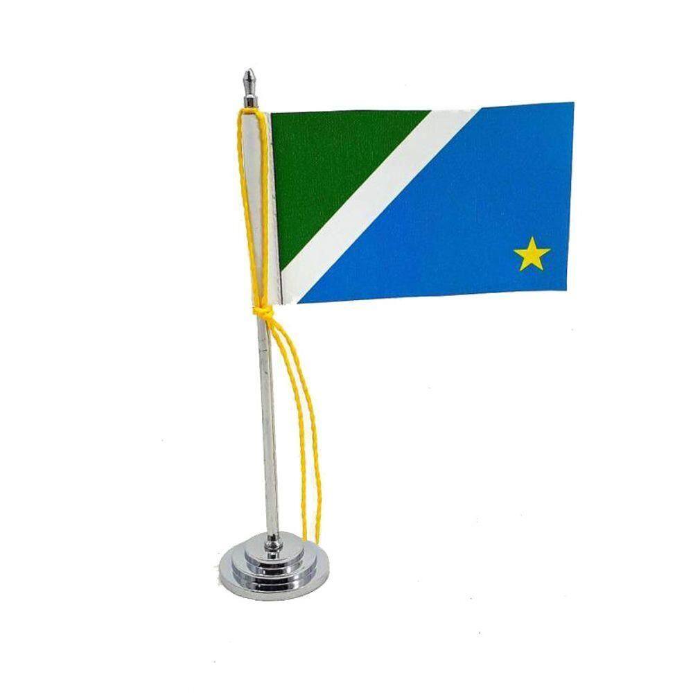 Mini Bandeira Mesa Mato Grosso Do Sul Mastro 15 Cm