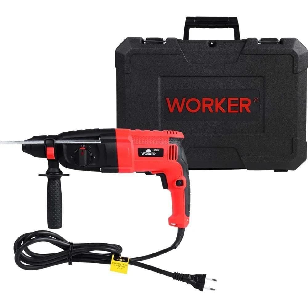 Martelete Perfurador Rompedor Sds Plus 850w 127v Worker