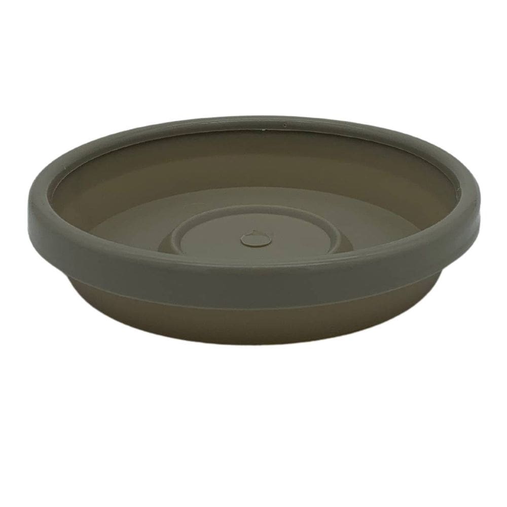 Prato para Vaso Veneza ECO 16 (14,5X2,5) Cinza Taupe OKLA