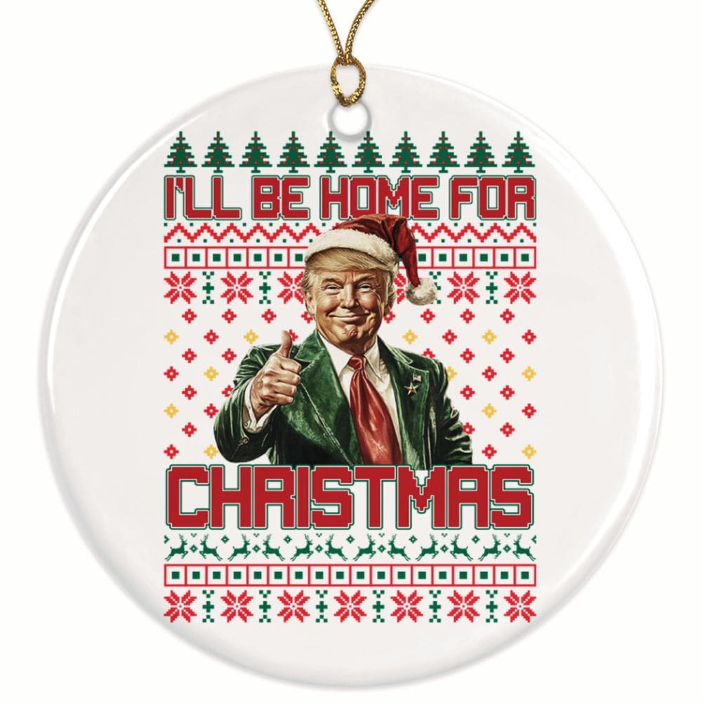 Enfeite de Trump de Natal Bliss Monkey Co. Trump 2024