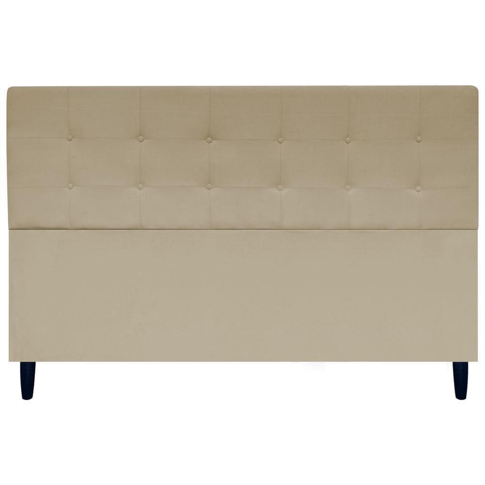 Cabeceira Cama Ivy King Ivy 195 Cm Suede Nude, Suede