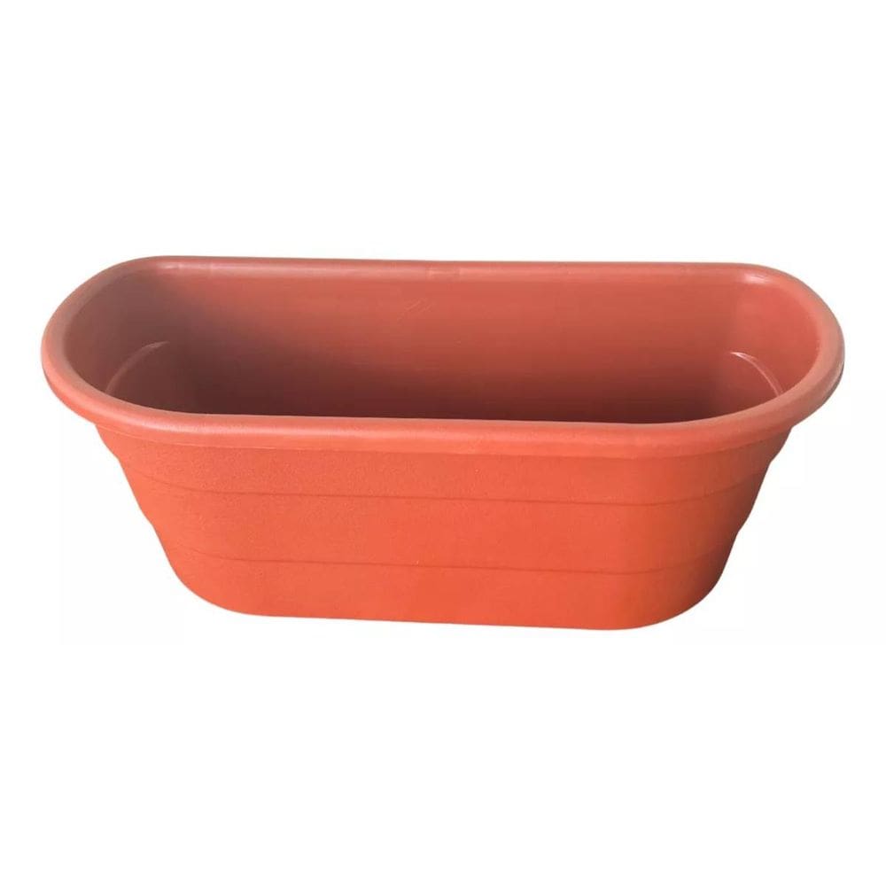 Vaso de Parede Duplo (39X16X17) Cor Cerâmica RIQUEPLÁS