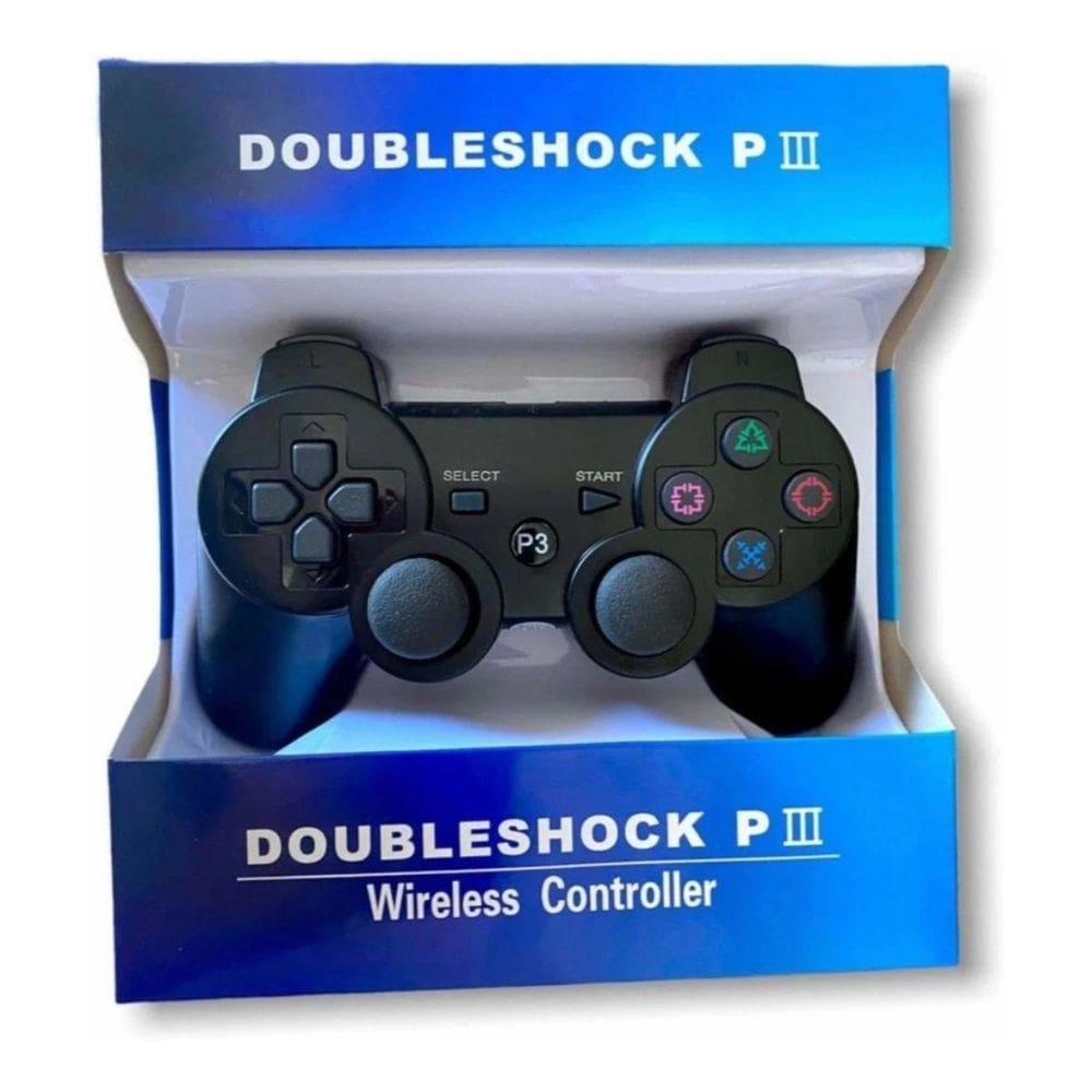 Controle Manete Adaptavel Ps3 Doubleshock Wireless 3 Sem Fio