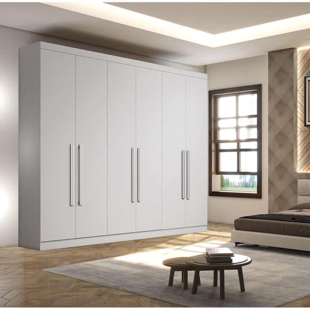 Guarda Roupa Casal 6 Portas 6 Gavetas Genova - Bianchi Móveis