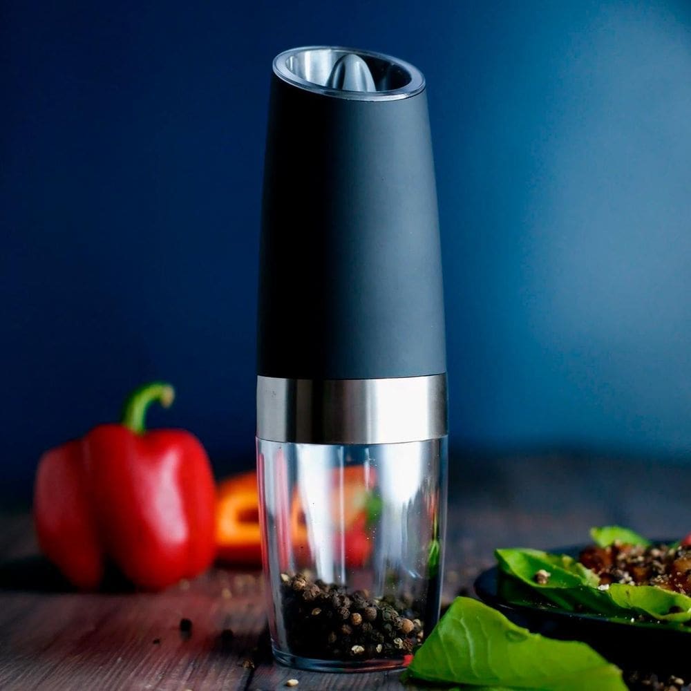 Moedor Elétrico Portátil Para Moer Pimenta Sal E Café Grosso