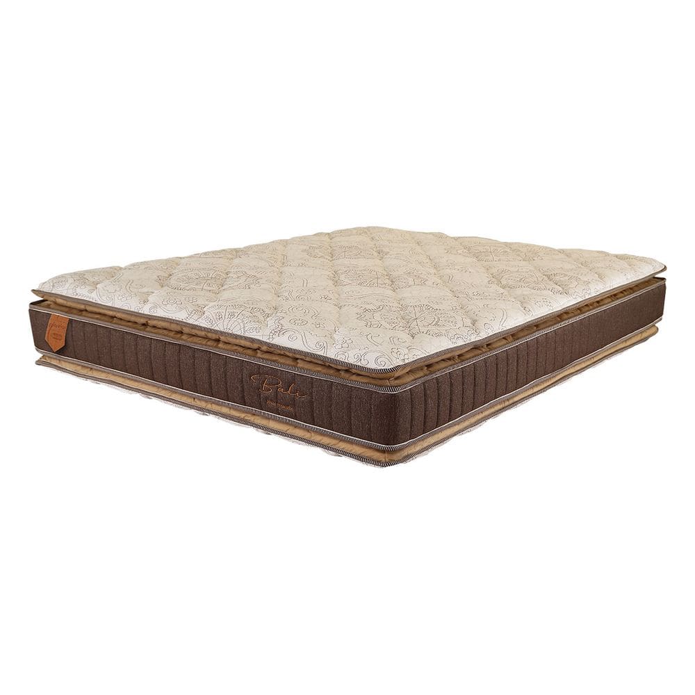 Colchão Queen Size 158X198X30 Bali Prorelax Molas Ensacadas Pillow Top Duplo - Marrom