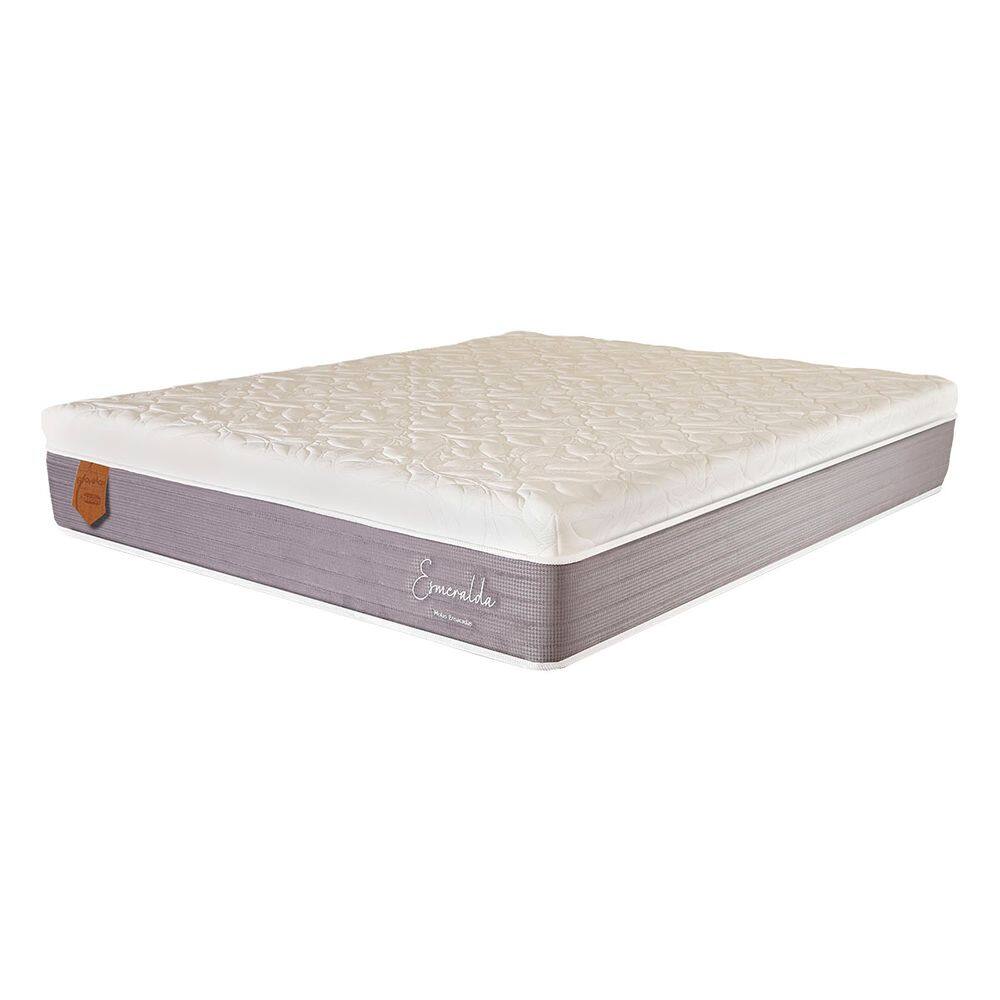 Colchão King Size 193X203X32 Esmeralda Prorelax Molas Ensacadas Pillow In Turn Free - Cinza