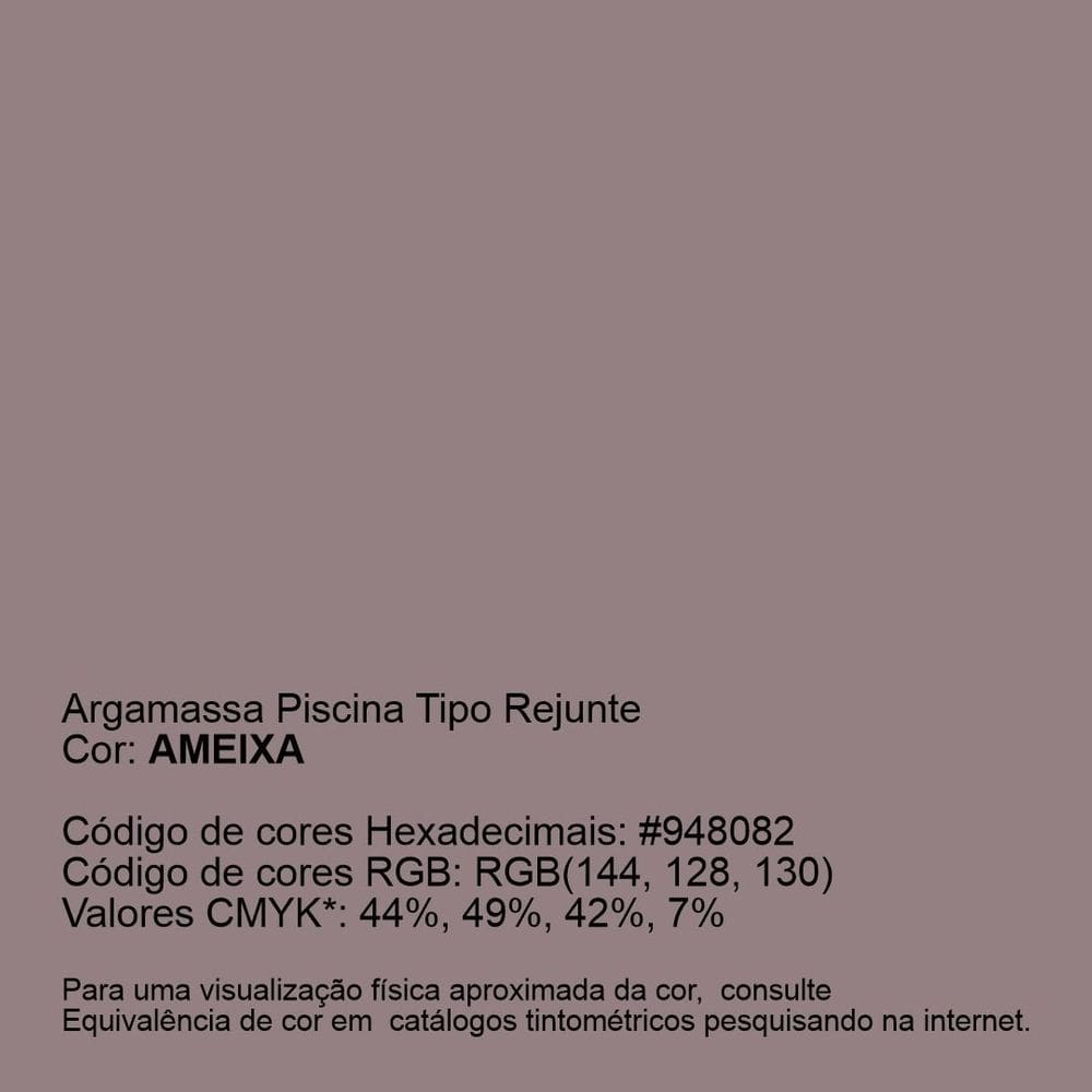 Rejunte Piscina Impermeável Cor Ameixa