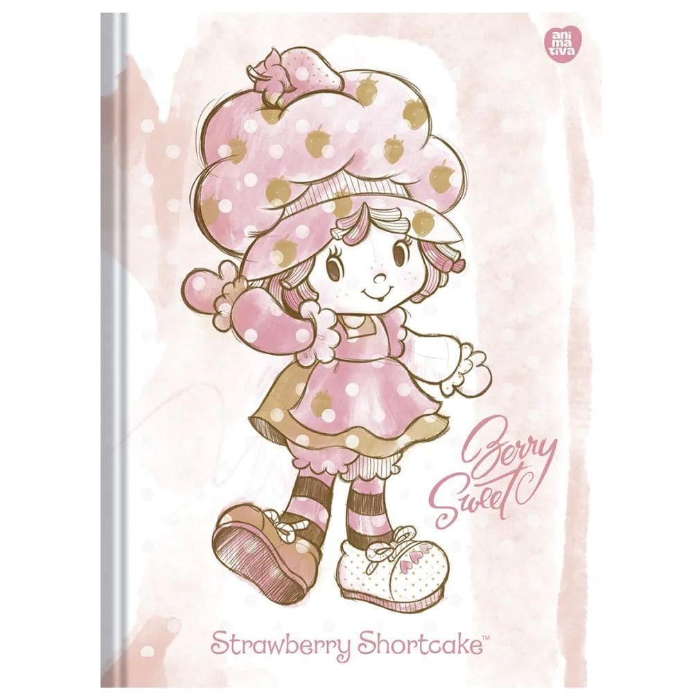 Caderno Univ. Brochura 160fls Moranguinho Capa 4 - Animativa