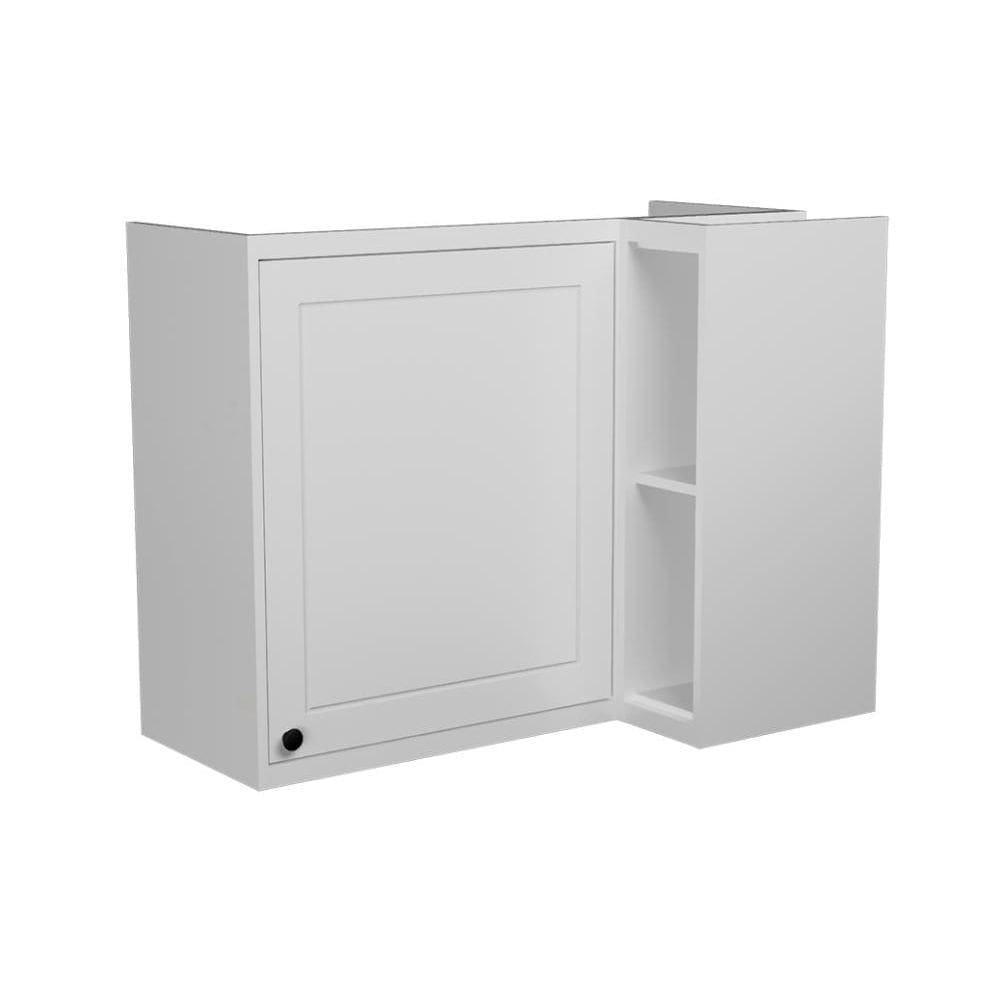 Armário Aéreo de Canto Évora 1 PT Branco Ártico