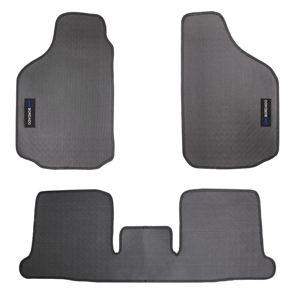 Tapete para Gol 1991 a 2023 Borracha Automotivo Impermeável 3 Peças para Gol G1 G2 G3 G4 G5 G6 G7 G8