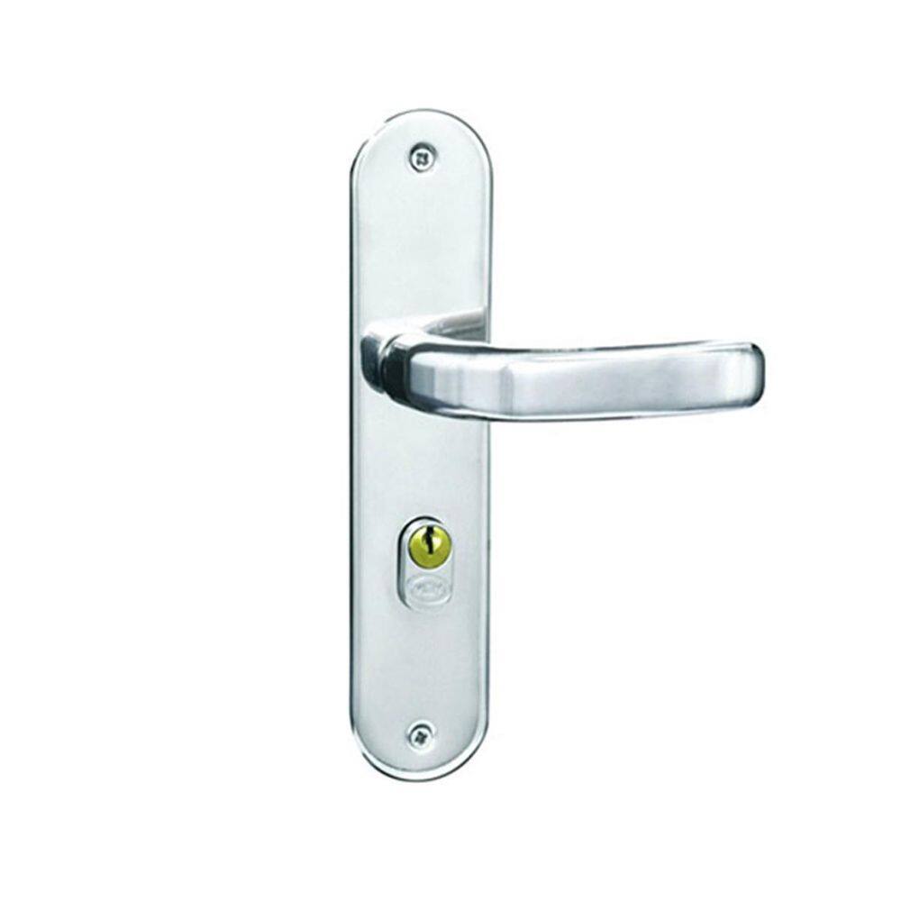 Fechadura Para Porta Mgm Externa Stilo Com Espelho Cromada
