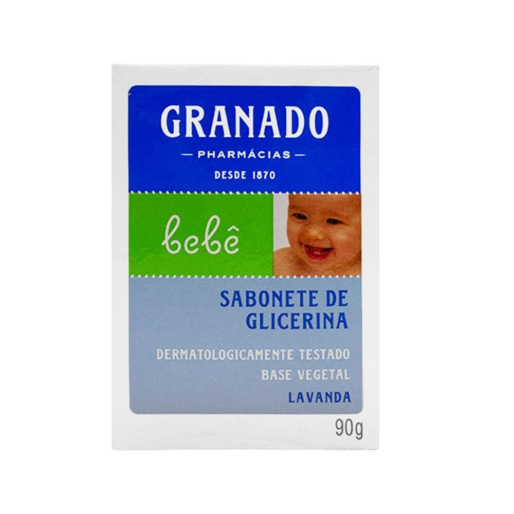 Sabonete em Barra para Bebê Glicerina Lavanda Granado 90g