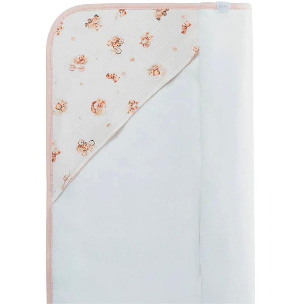 Toalha De Banho Infantil Hug New Baby Rosa Pêssego