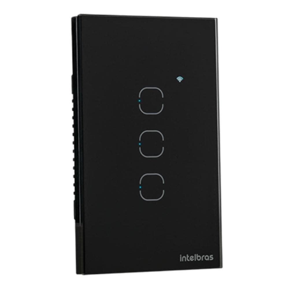 Interruptor Wi-Fi Smart Inteligente Touch Ews1003 Intelbras