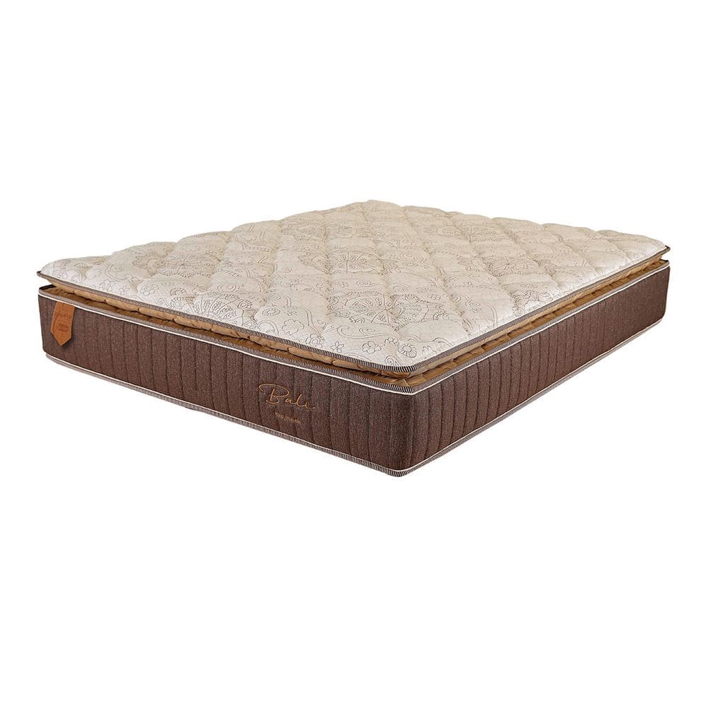 Colchão Viúva 128X188X26 Prorelax Bali Molas Ensacadas Pillow Top Turn Free - Marrom