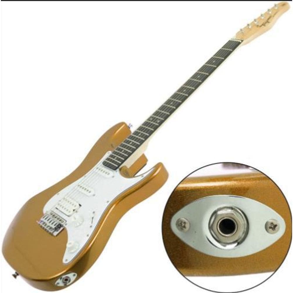 Guitarra Elétrica Tagima Tg520 Mgy Metallic Gold Yellow