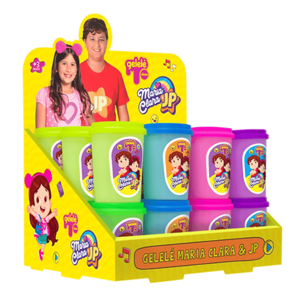 Brinquedo Doce Brinquedo Gelelé Slime Maria Clara & JP Pote 180g und