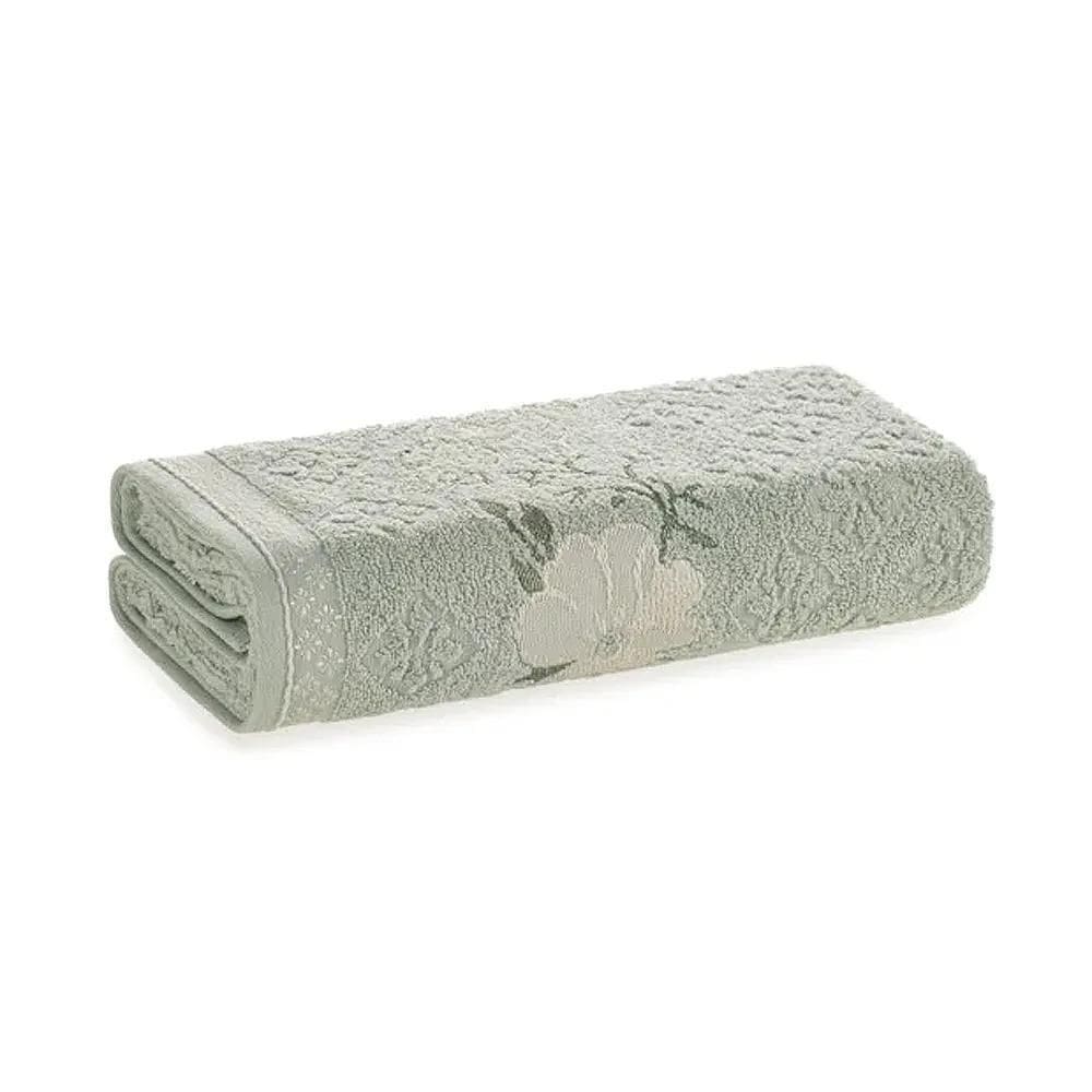 Toalha Rosto Em Algodão Yuna 48 X 80 Karsten Matcha / Perola