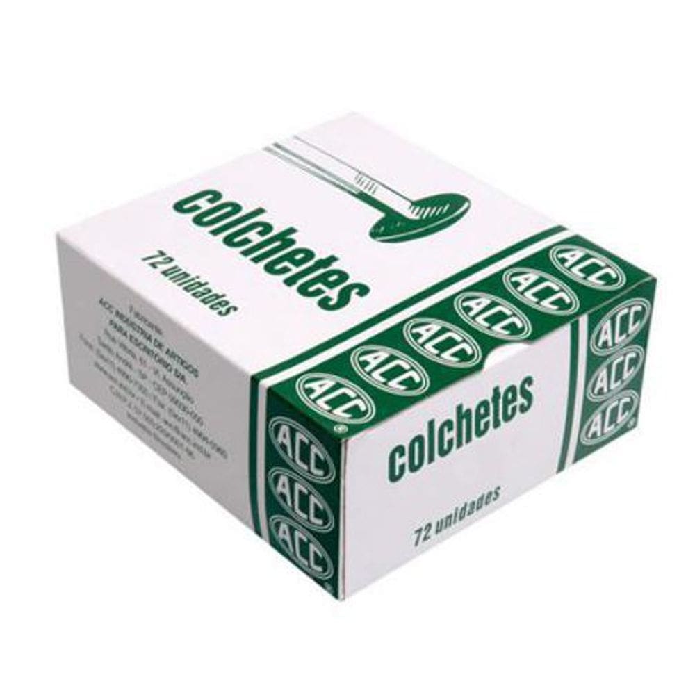 Colchete Latonado Nr 11 - Com 72 Unidades - Acc