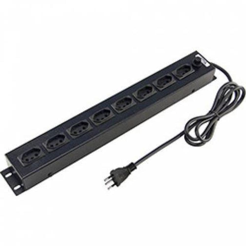 Filtro De Linha 8 Tomada S 20.A Bivolt Preto