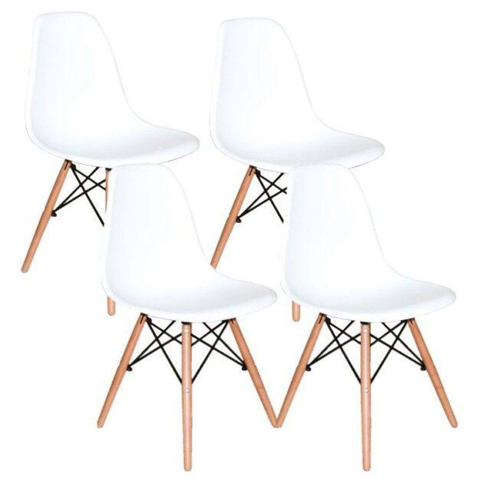 Kit 4 Cadeiras Eames Eifell