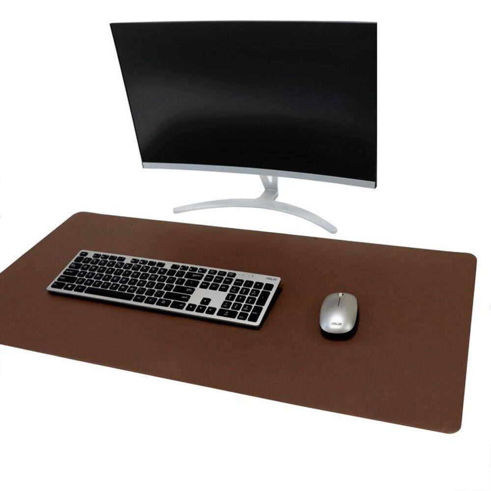 Deskpad Couro Gamer Escritório Mesa Decoração 180X40
