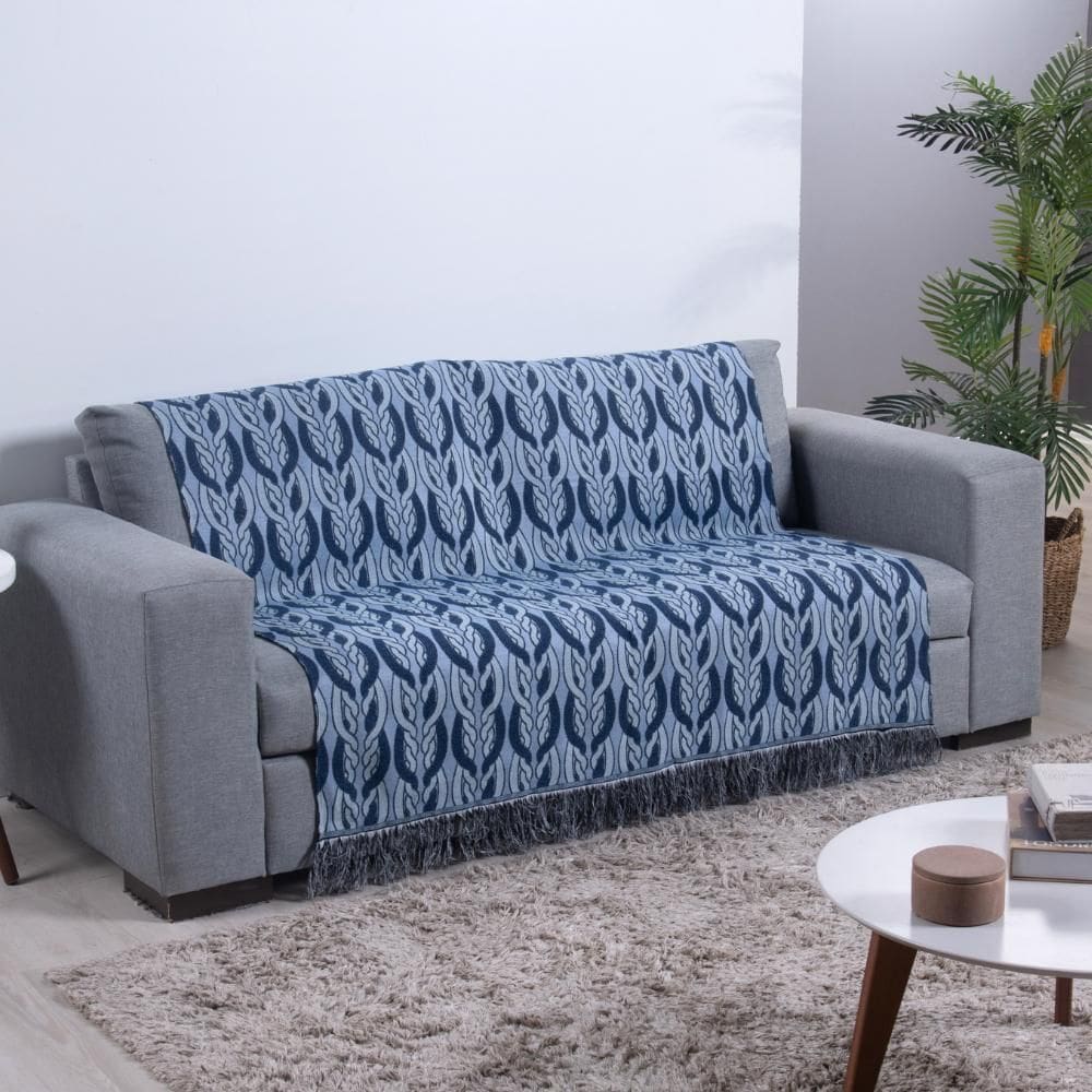 Xale Para Sofá Com Franja Luxor 1 Peça 2,10M X 1,35M