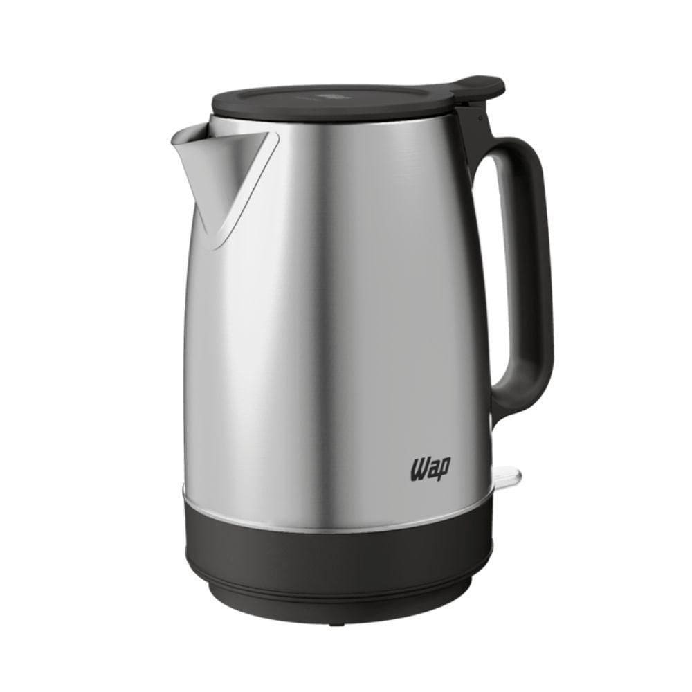 Chaleira Elétrica Aço Inox 1,7L Wap Com Base 1200W 100 C