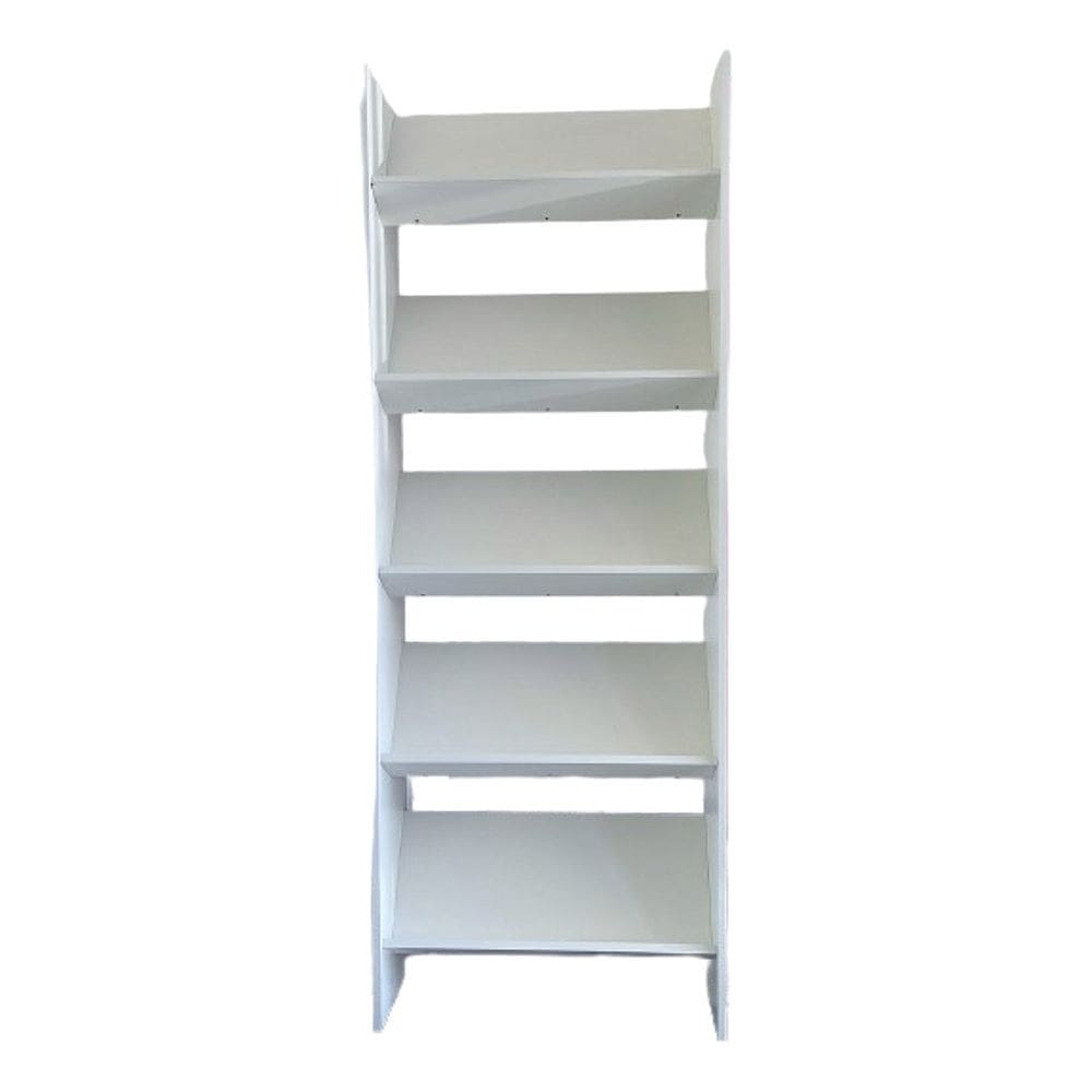 Estante Expositor Organizador para Livros, Revistas, Quadros com 5 Prateleiras Cor Branco