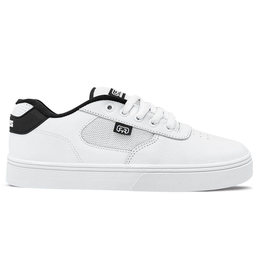 Tênis Hocks Unissex Couro Flat Lite Poa Petit | Branco