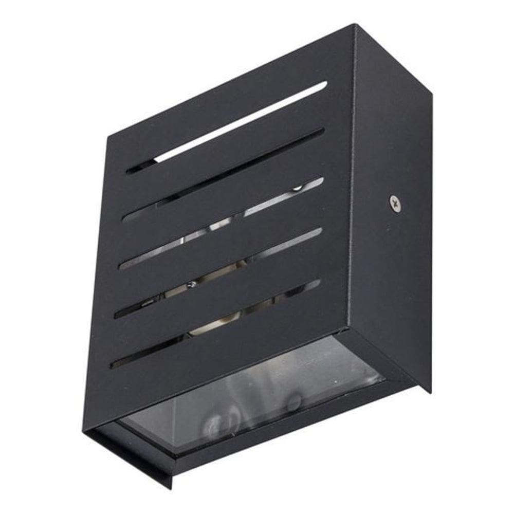 Arandela Externa Preta De Parede Bivolt Ip40 40W Portalluz