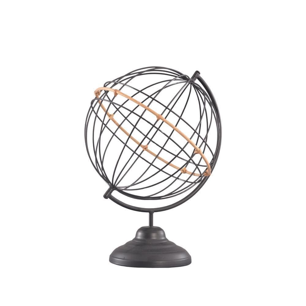 Globo Torget Preto 26,5X36X26 Metal