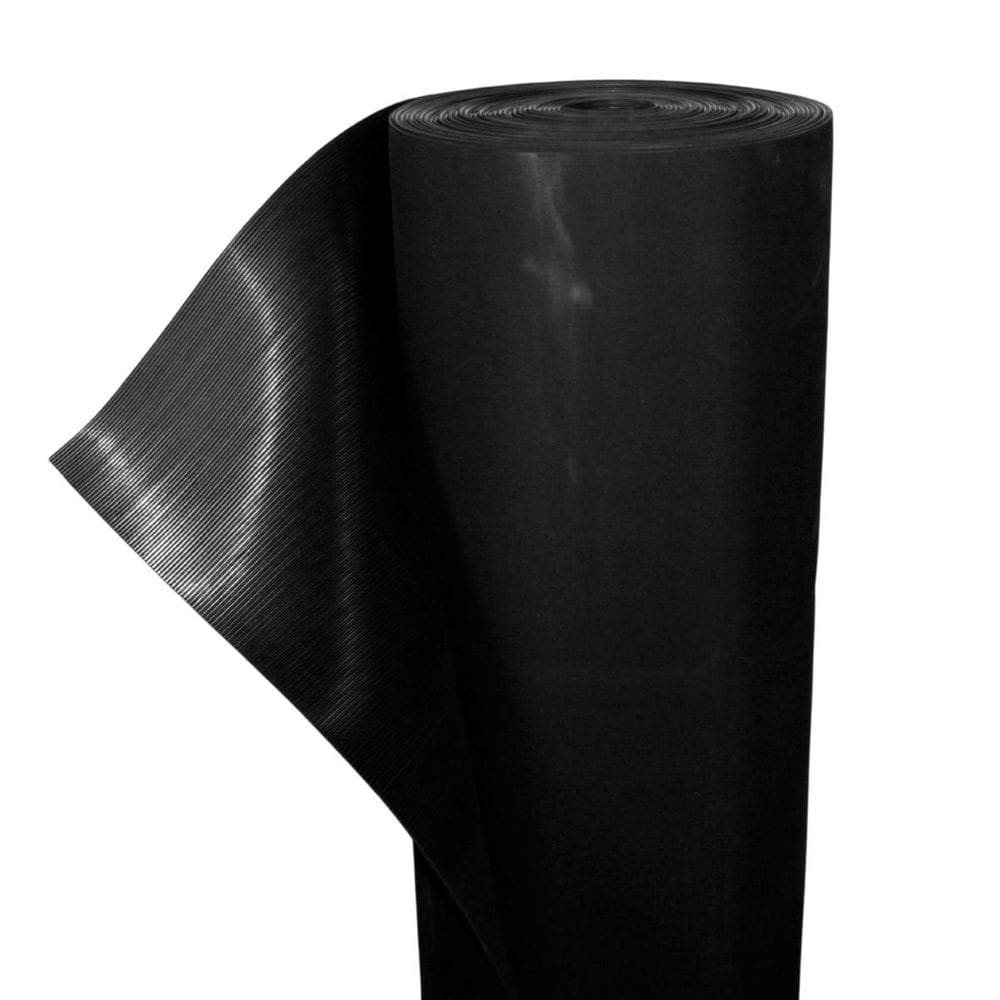 Lençol Piso Borracha Antiderrapante Ripadinho 3Mm 1,0M X 15M