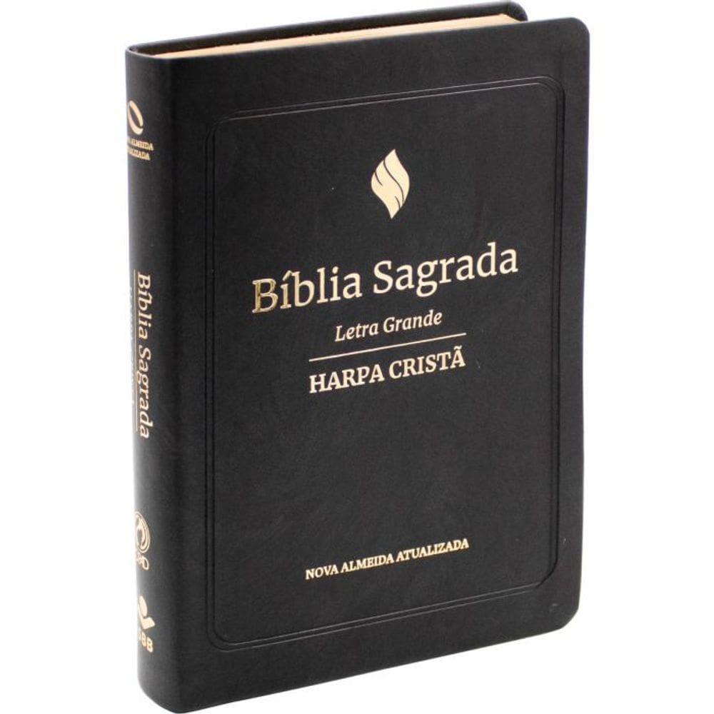 Bíblia Sagrada NAA com Harpa Cristã e Letra Grande - SBB